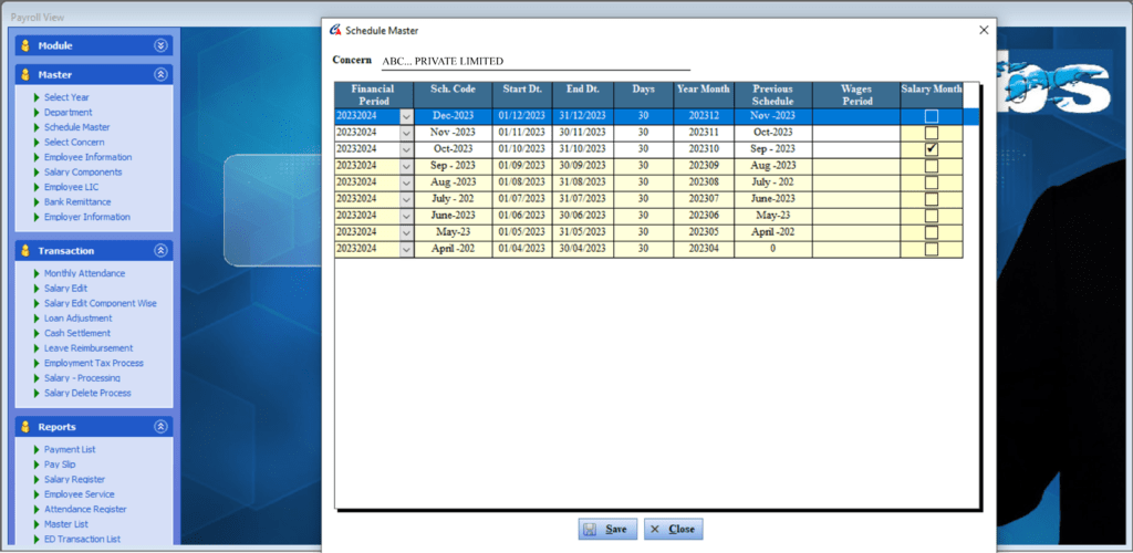 Schedule Master